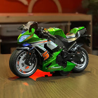 1:14 Diecast Bike Model With Parking Lot
