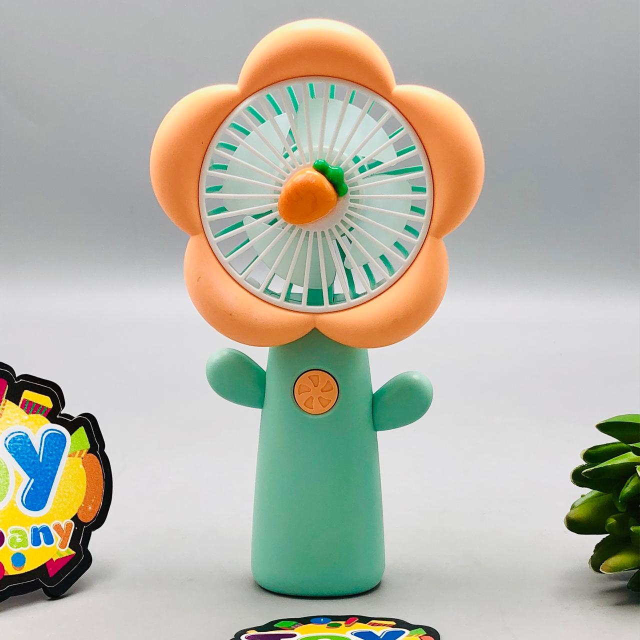 Rechargeable Mini Flower Themed Cooling Fan