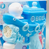 6 Holes Cute Spaceship Themed Colorful Bubble Gun