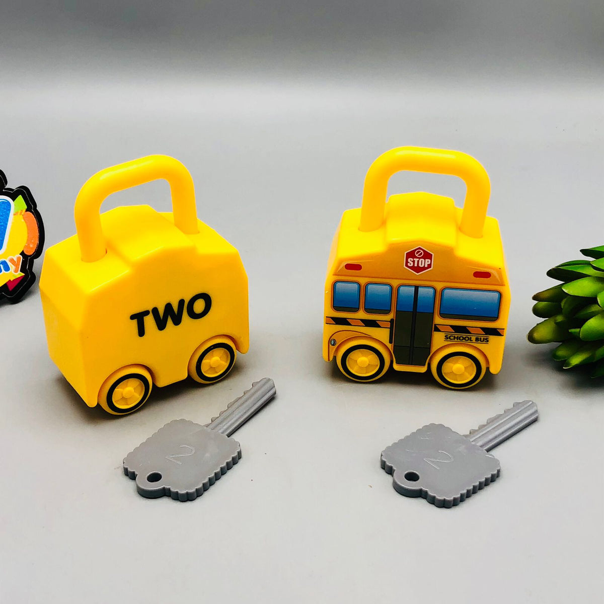 6Pcs Unlock Push Cars With Keys - Some Similar Designs