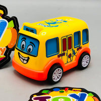 Kids Mini ABS Pullback Bus - 1Pc