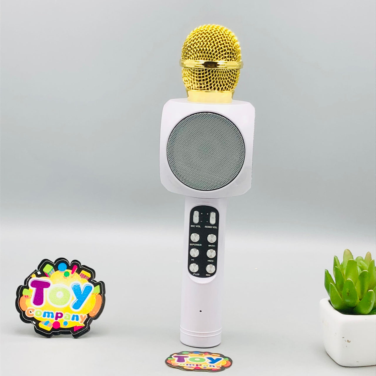 Rechargeable Labubu Handheld Bluetooth Microphone