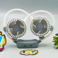 Rechargeable Two Wind Speed Neck Fan