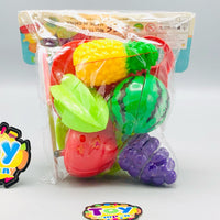 8Pcs Pretend Play Food Cutting Set