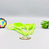 21Pcs Pretend Play Food With Frying Pan