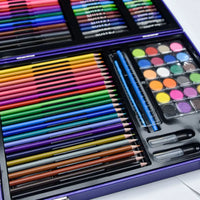 128Pcs Premium Unicorn Kids Painting Kit Briefcase