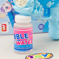 6 Holes Cute Spaceship Themed Colorful Bubble Gun