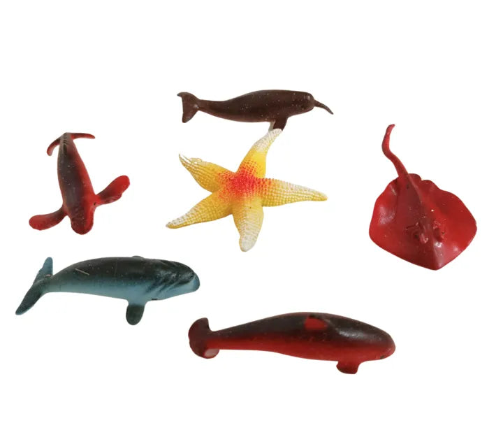 25Pcs Kids Wild Sea Animal World Toy With Storage Box