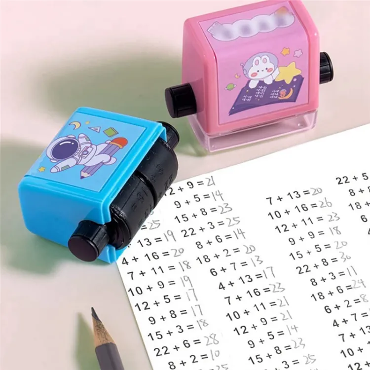 Educational Mathematical Rolling Stamp For Kids