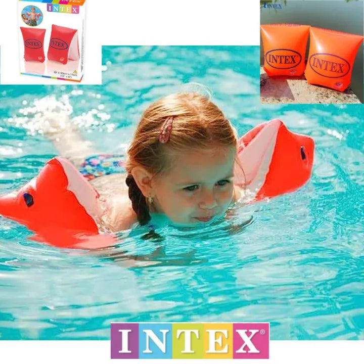 Intex Deluxe Swimming Arm Band - 9" x 6"