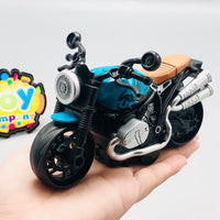 Mini ABS Inertial Retro Motorcycle Model - 1Pc