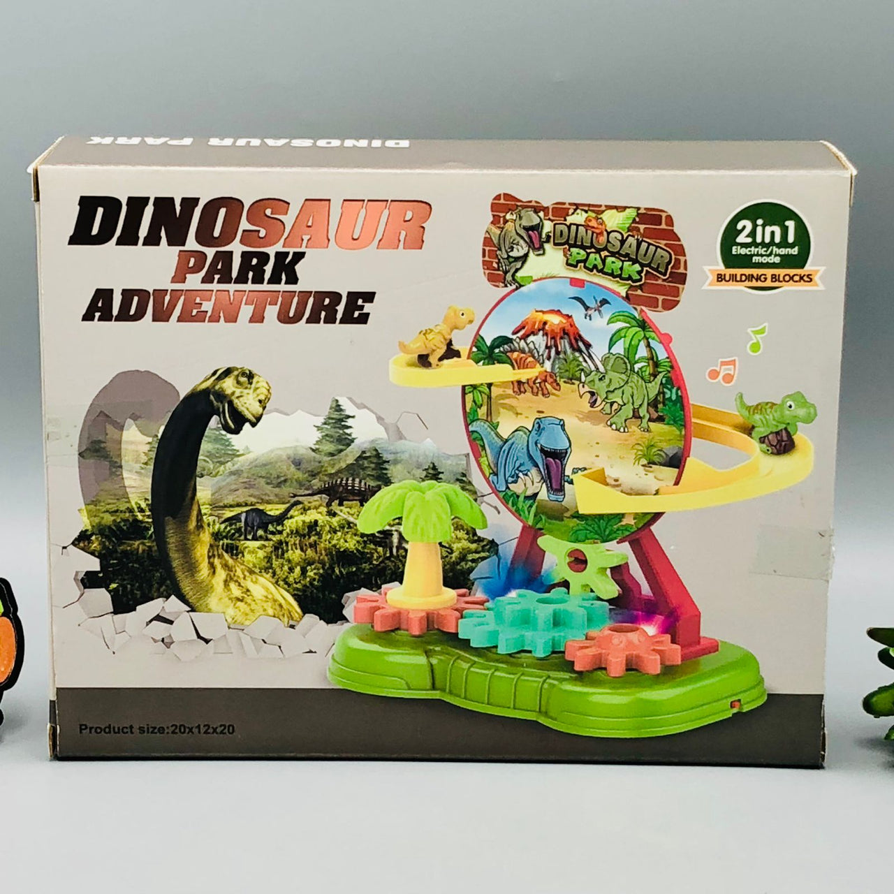 Magnetic Dinosaur Park Adventure Track Set