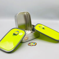 1.1L Stainless Steel Dual Lunch Box - Green