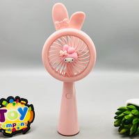 Rechargeable Mini My Melody Themed Three Speed Fan