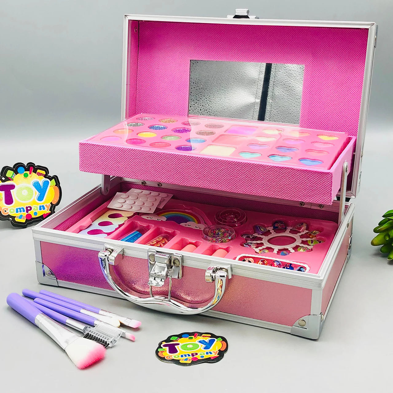 47Pcs Realistic Mermaid Makeup Briefcase