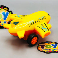 Mini ABS Inertial Cartoon Airplane - 1Pc