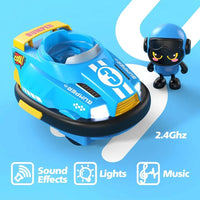 2Pcs 2.4G RC Racing Bumper Cars