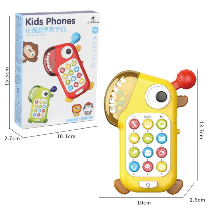 Multi-functional Baby Puzzle Phone With Light & Sound