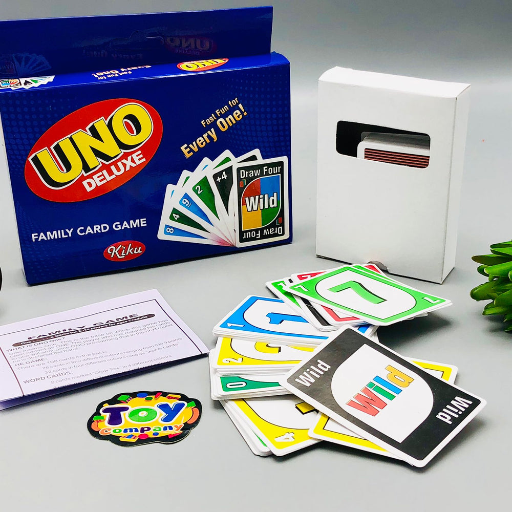 UNO Deluxe Family Card Game - 108 Cards