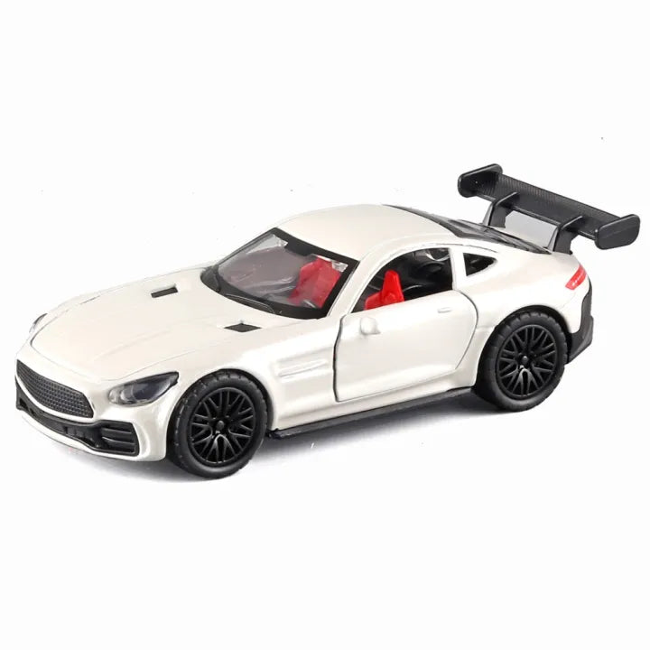 1:64 Diecast Mercedes Benz With Acrylic Display Box - White