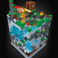 DIY Minecraft Lego Brick Set With LED Lamp Holder