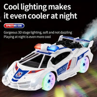 Electric Go Police Spray Universal Wheel Car