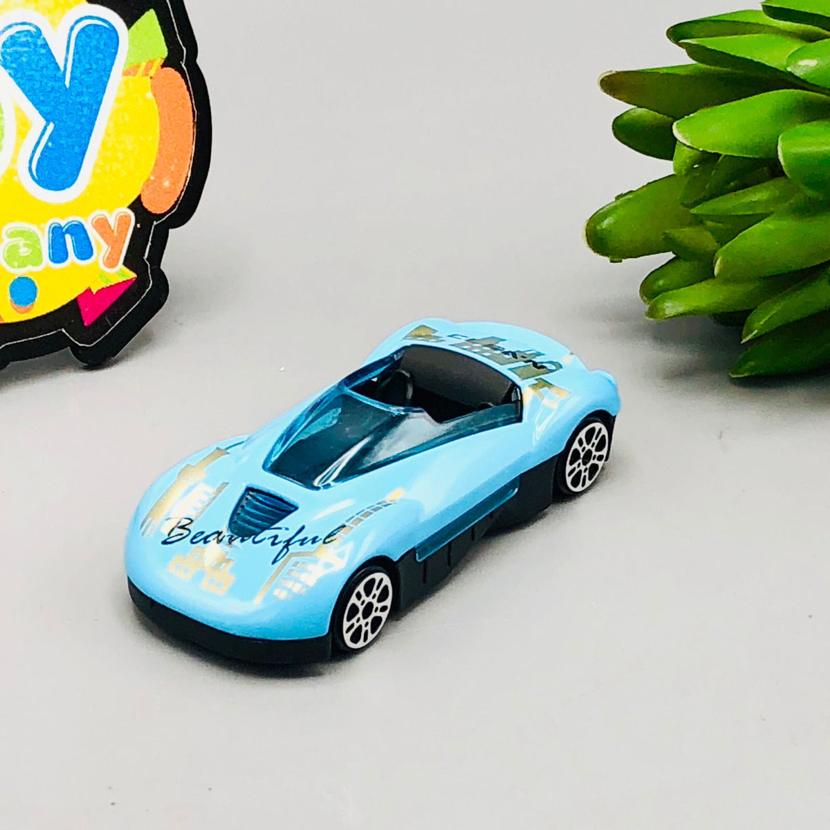 Diecast 300Kmh Inertial Power Cars - 6Pcs