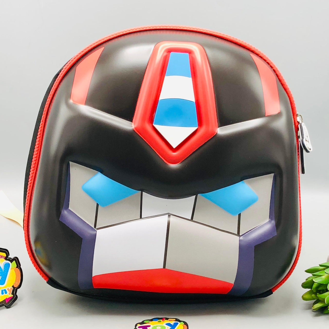 Luminous Robot 3D Shell Kids Picnic Backpack