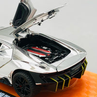 1:32 Diecast Lamborghini Centenario With Acrylic Display Box - Silver