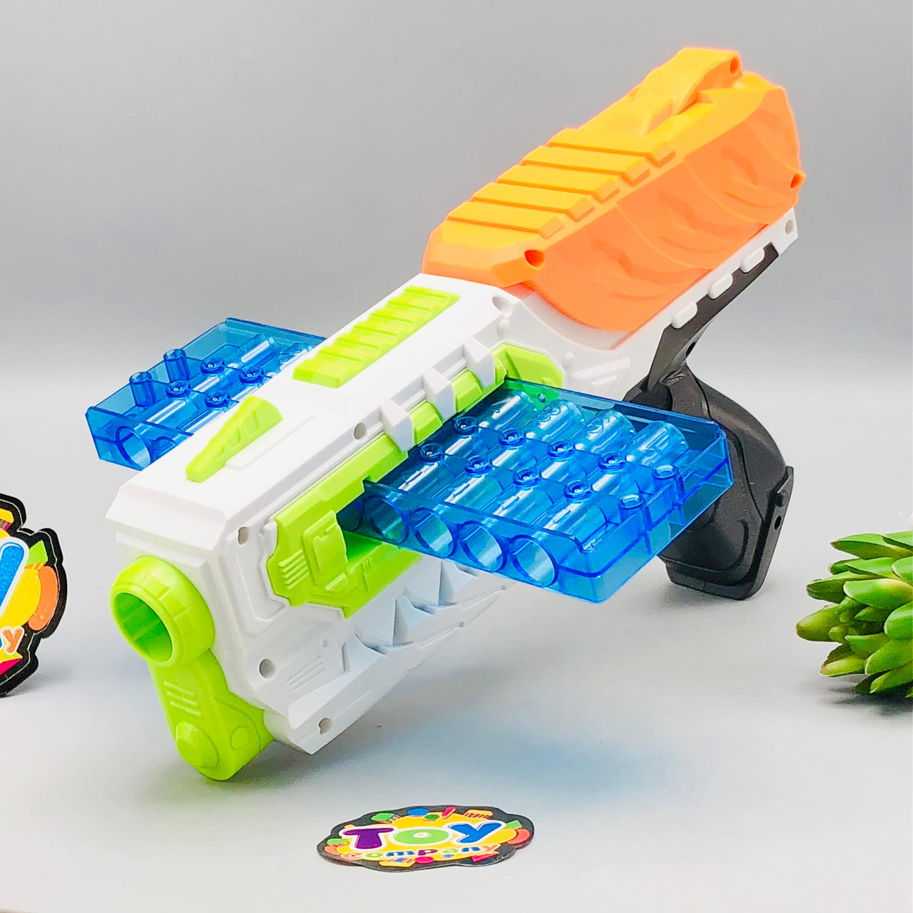 Manual Super Shoot Soft Bullet Gun With Rotating Target