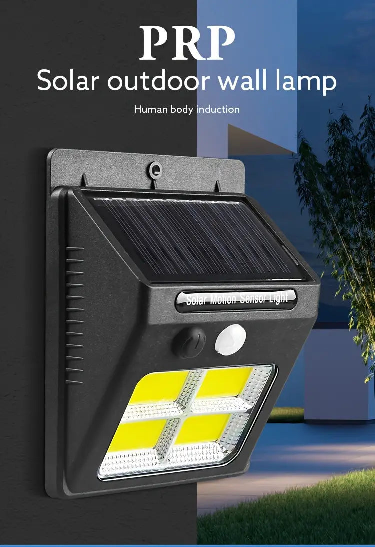 112LED Solar Energy Induction Wall Lamp