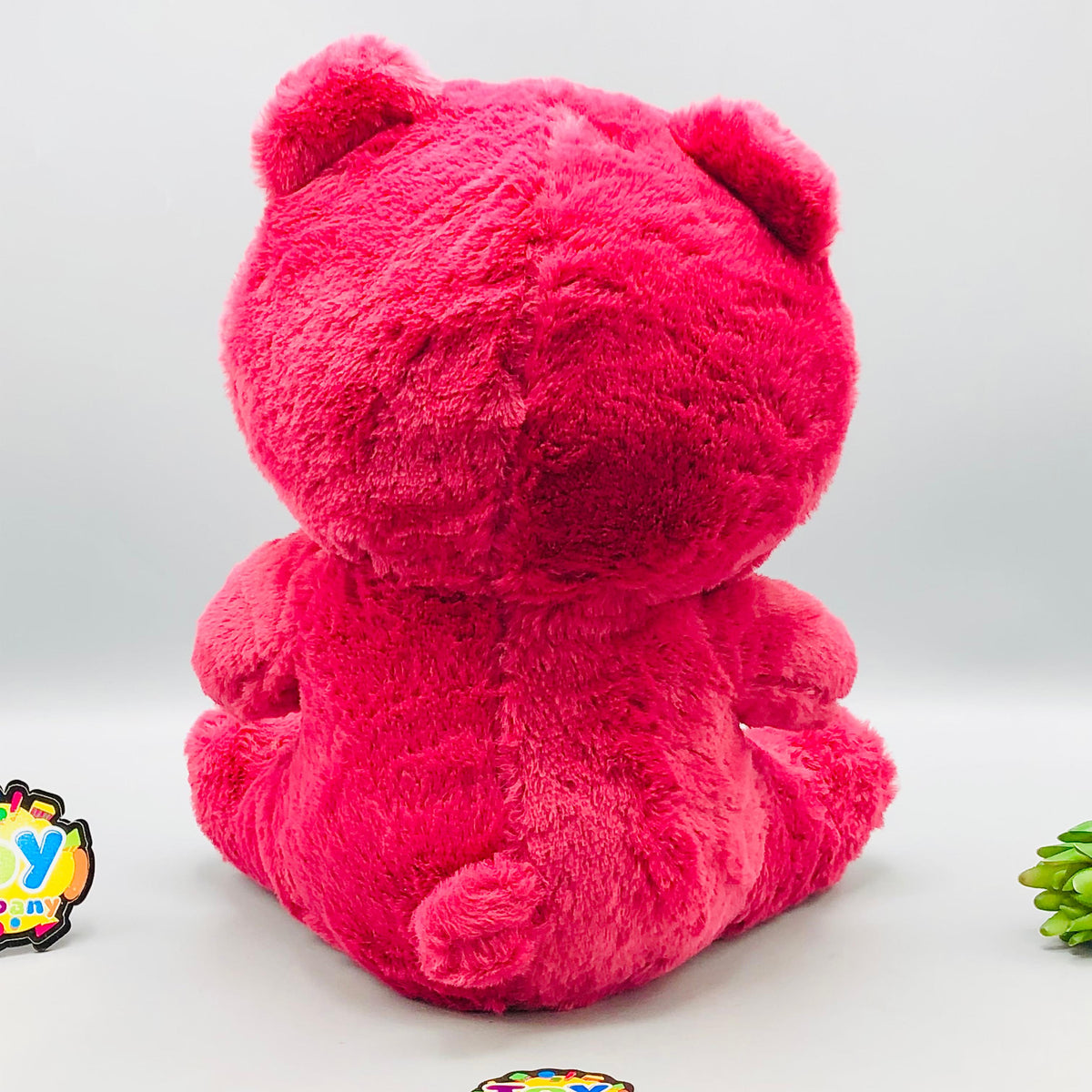 12* Inches Premium 2in1 Hoodie Bear Stuff Toy - Burgundy