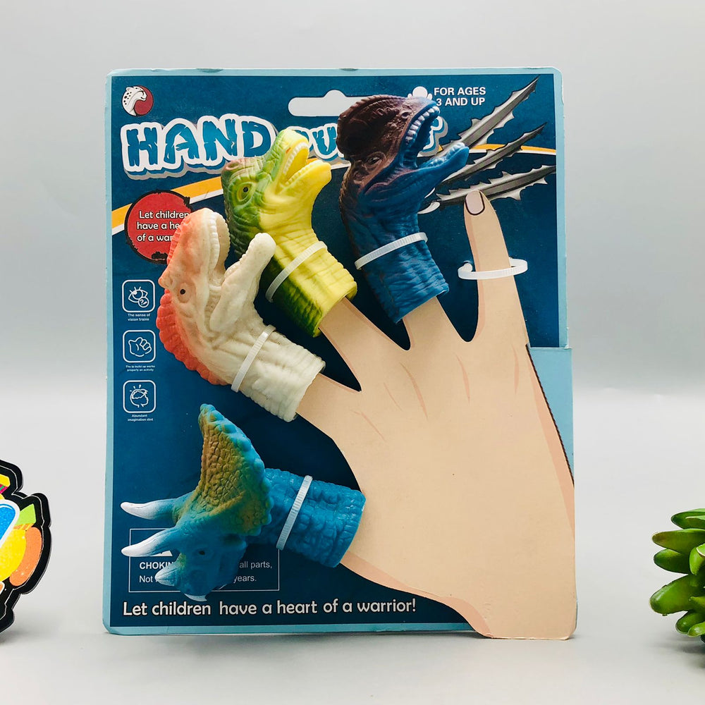 Mini Dinosaur World Finger Puppet - 4Pcs