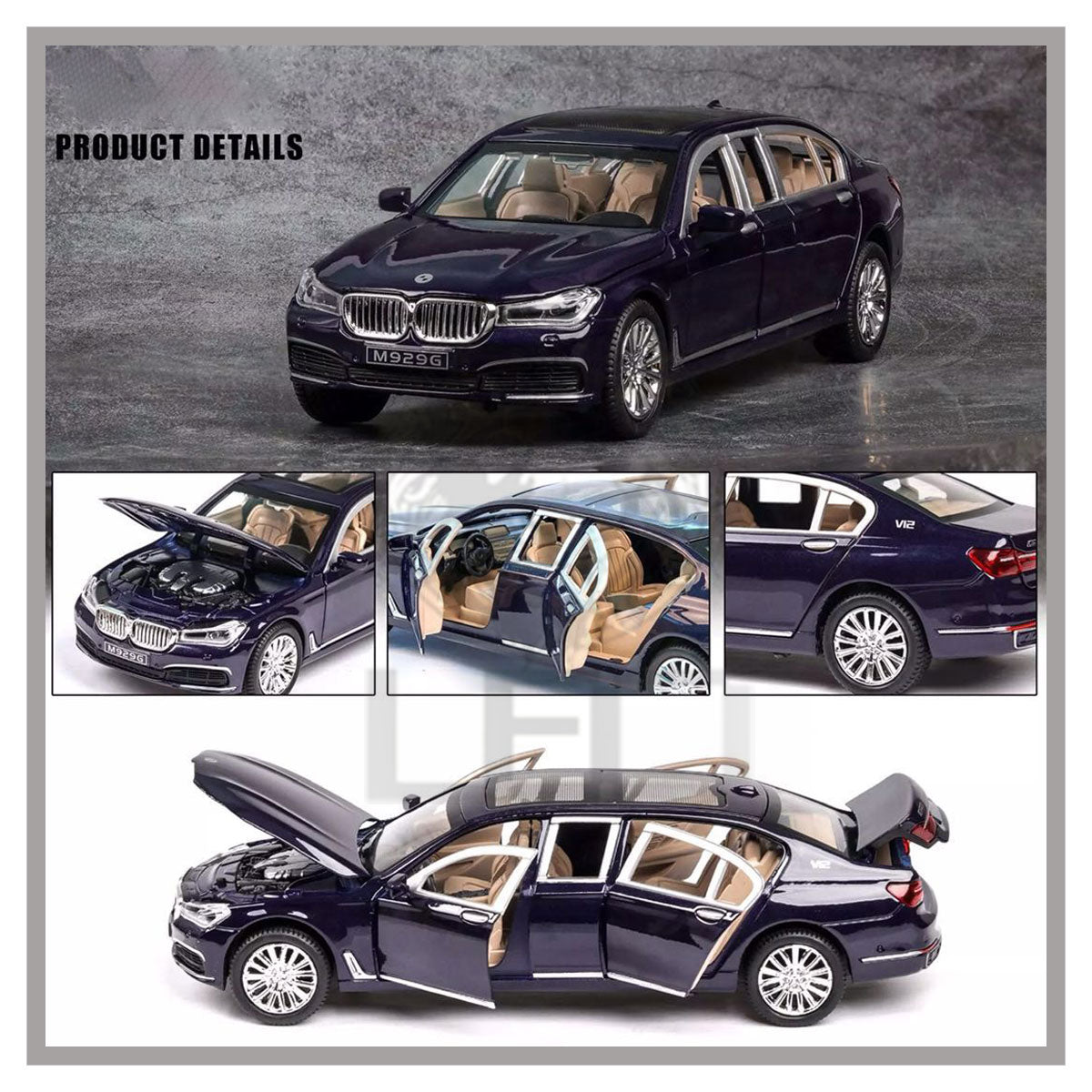 Metal Body Diecast BMW 7 Series 760Li