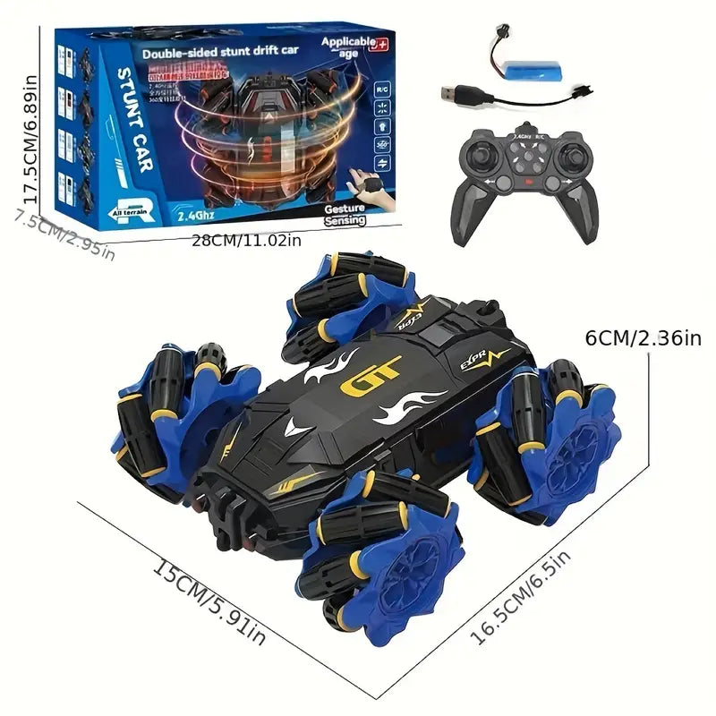 2.4GHz Remote & Watch Control Stunt Drift Car