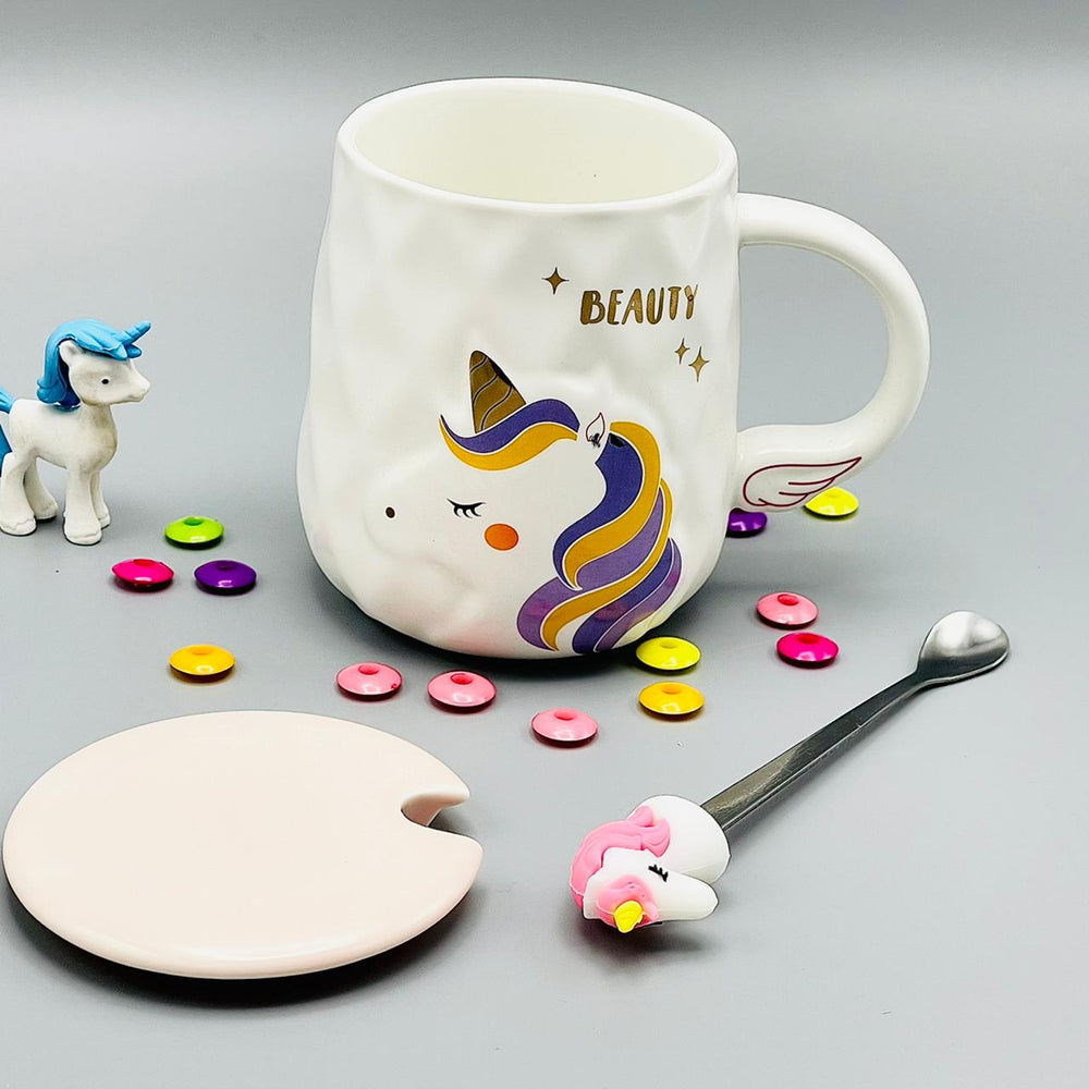 Premium Quality Unicorn Mug with Spoon