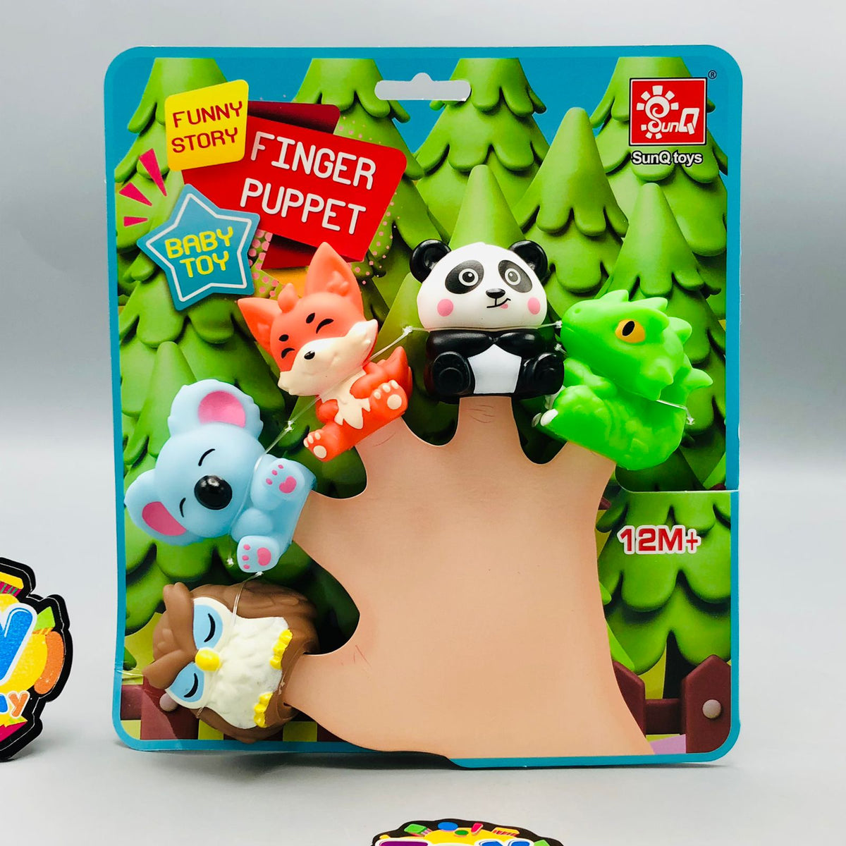 5Pcs Panda Animal Themed Finger Puppet