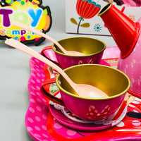 Kids 18Pcs Mickey Mouse Themed Metal Tea Set