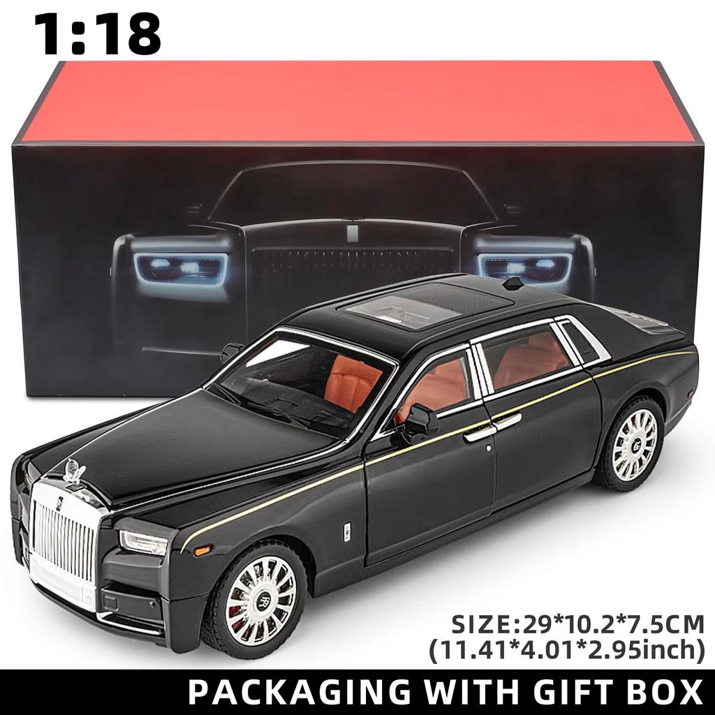 1:18 Diecast Rolls Royce Phantom Model Car
