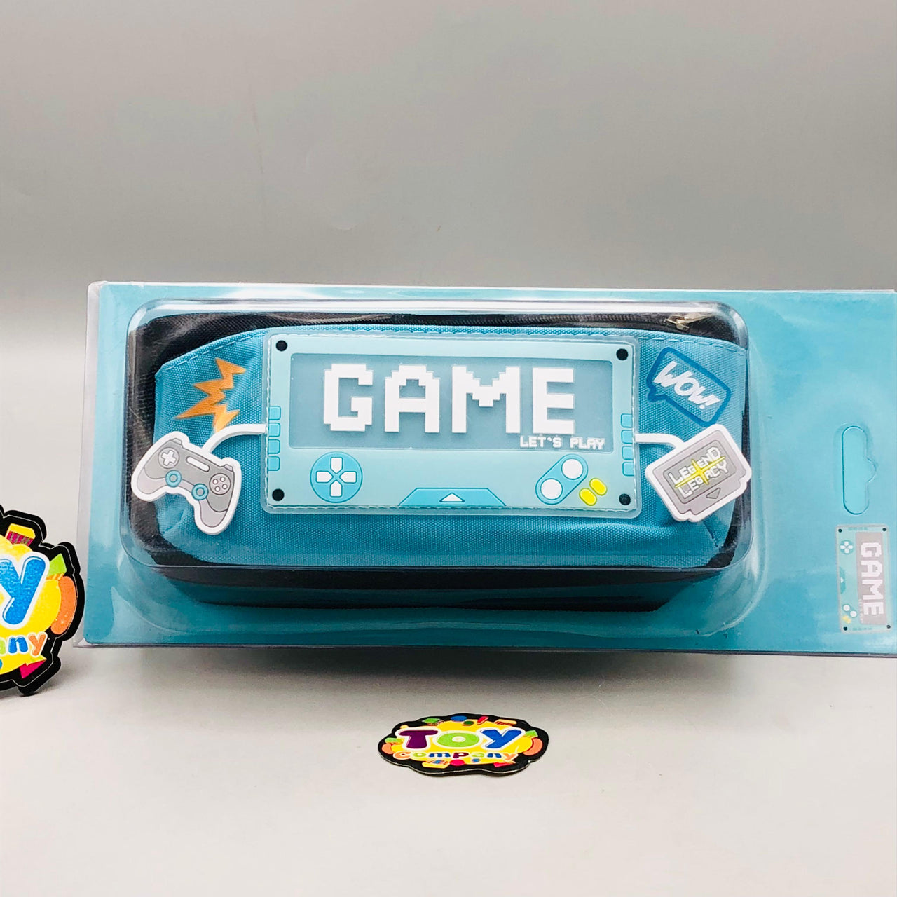 Premium Game Themed Kids Pencil Pouch - Turquoise