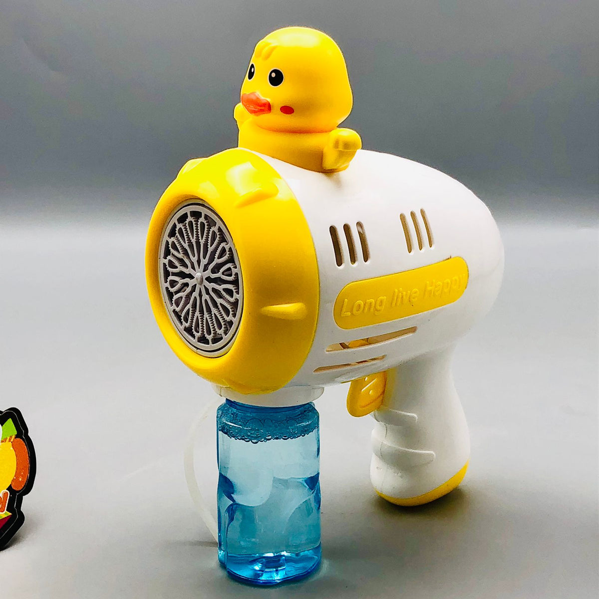 Battery Operated Duck Colorful Bubble Gun