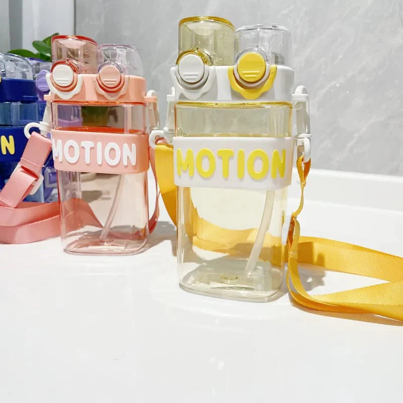 Motion Sipper Double Drinking Water Bottle With Strap