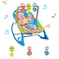 Frog Infant To Toddler Baby Musical Rocker