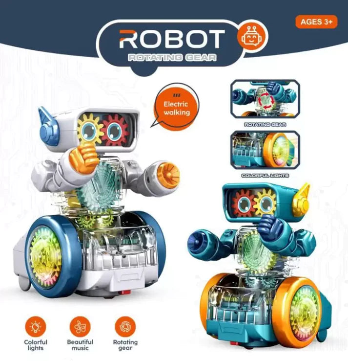 Electric Gear Rotatory Musical Robot