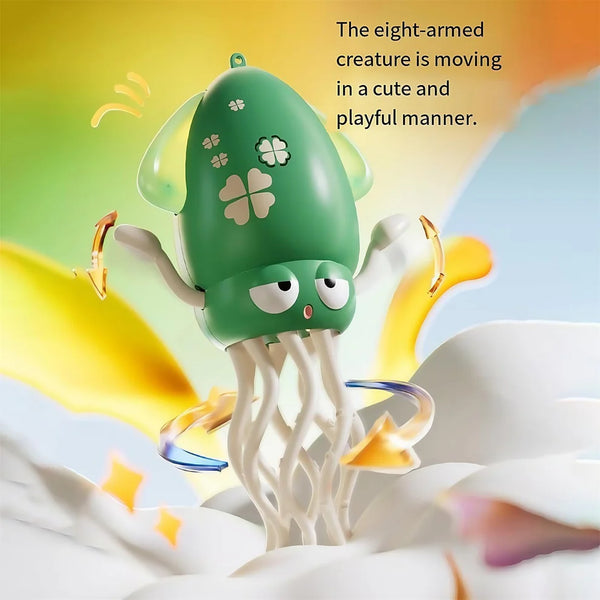 Electric Kids Dancing Squid With Light & Music