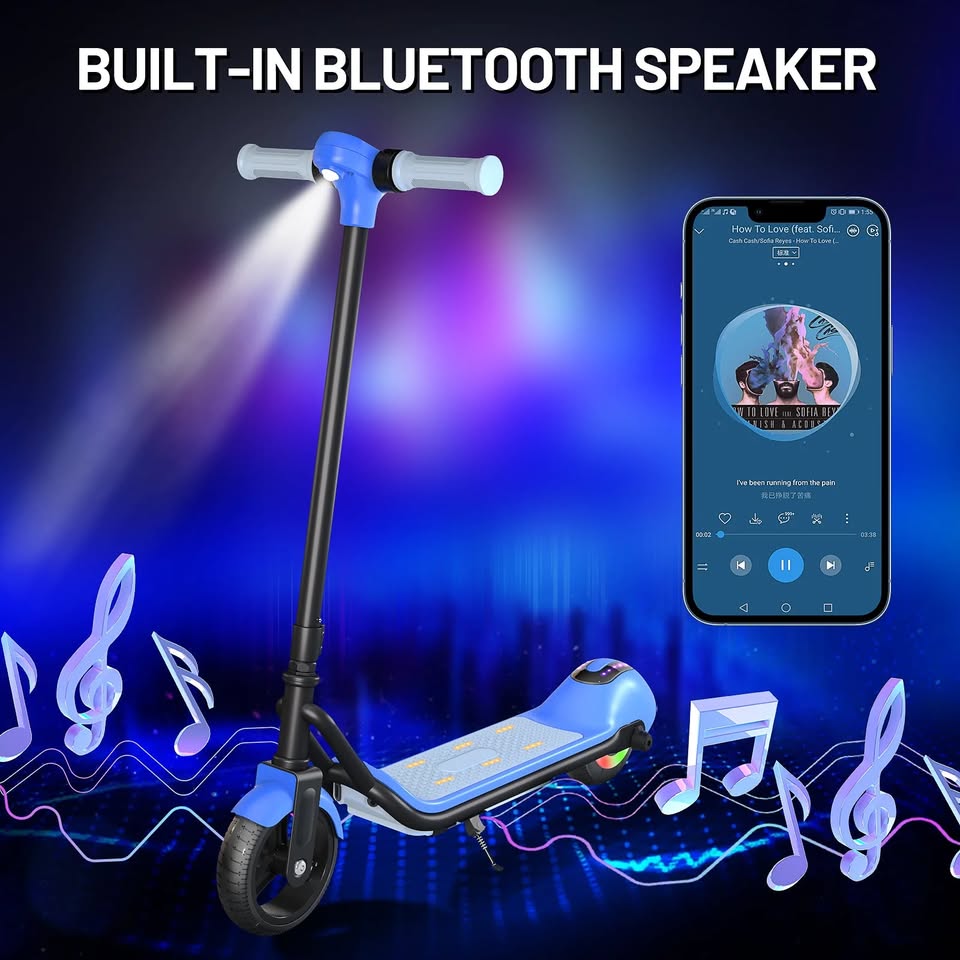 14Km/h Kids Electric Bluetooth Scooter