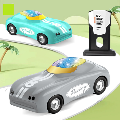 Electric Smart Line Following Car With EV Station