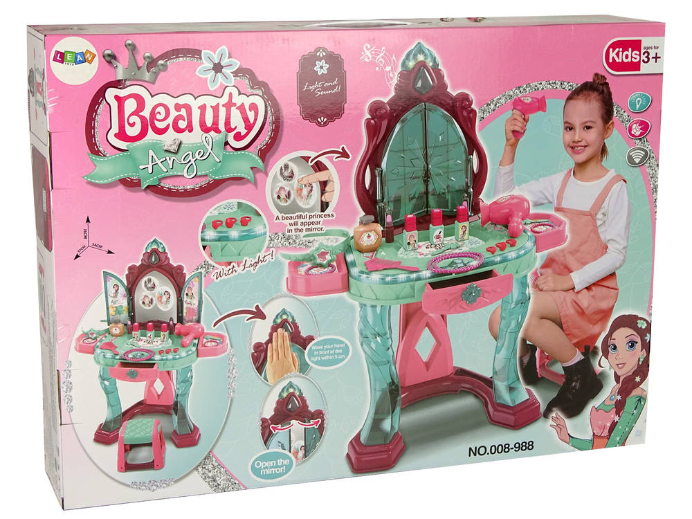 Beauty Set with Mirror Light Sound Jewelry