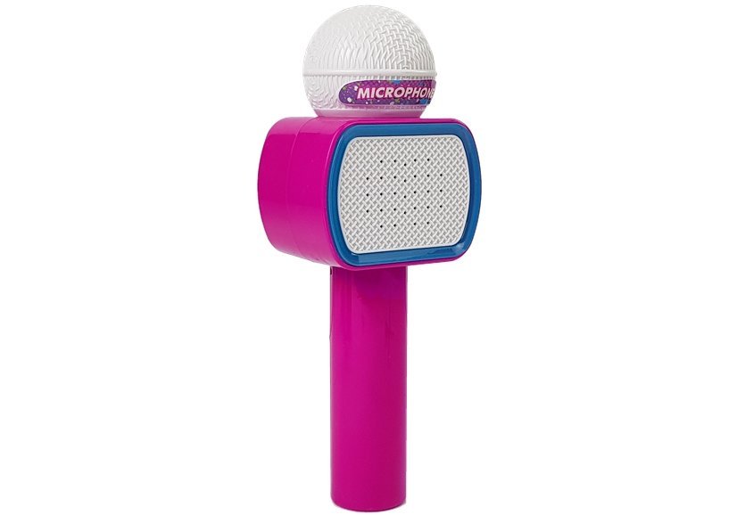Kids Wireless Karaoke Microphone With Lights - Pink