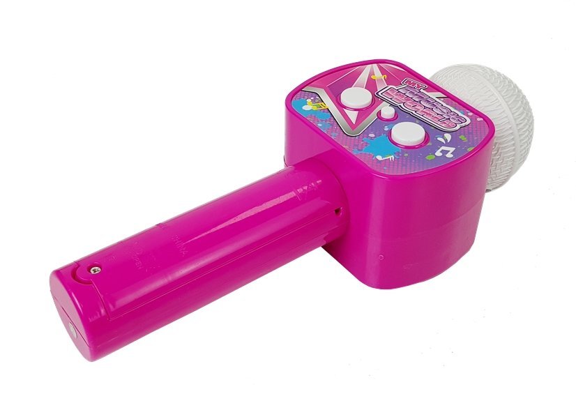 Kids Wireless Karaoke Microphone With Lights - Pink